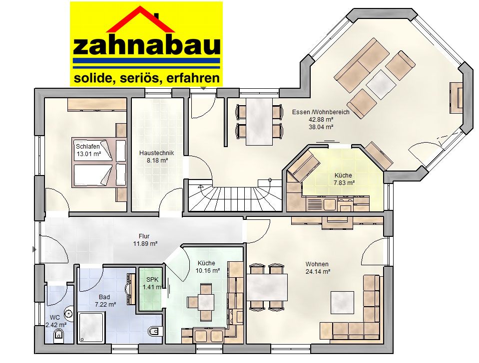 Mehrgenerationenhaus-Hausbau mit Zahnabau - BAU UND AUSBAU GmbH in Zahna-Elster in der Region Lutherstadt Wittenberg