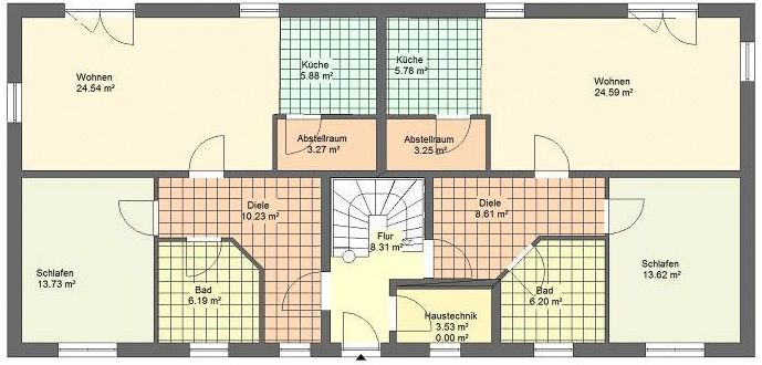 Mehrfamilienhaus-Hausbau mit Zahnabau - BAU UND AUSBAU GmbH in Zahna-Elster in der Region Lutherstadt Wittenberg