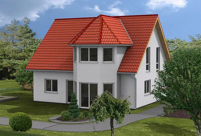 Einfamilienhaus-Hausbau mit Zahnabau - BAU UND AUSBAU GmbH in Zahna-Elster in der Region Lutherstadt Wittenberg