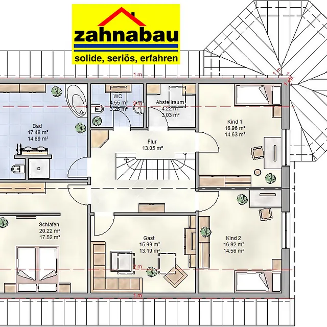 Mehrgenerationenhaus-Hausbau mit Zahnabau - BAU UND AUSBAU GmbH in Zahna-Elster in der Region Lutherstadt Wittenberg