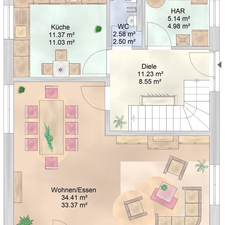 Einfamilienhaus-Hausbau mit Zahnabau - BAU UND AUSBAU GmbH in Zahna-Elster in der Region Lutherstadt Wittenberg