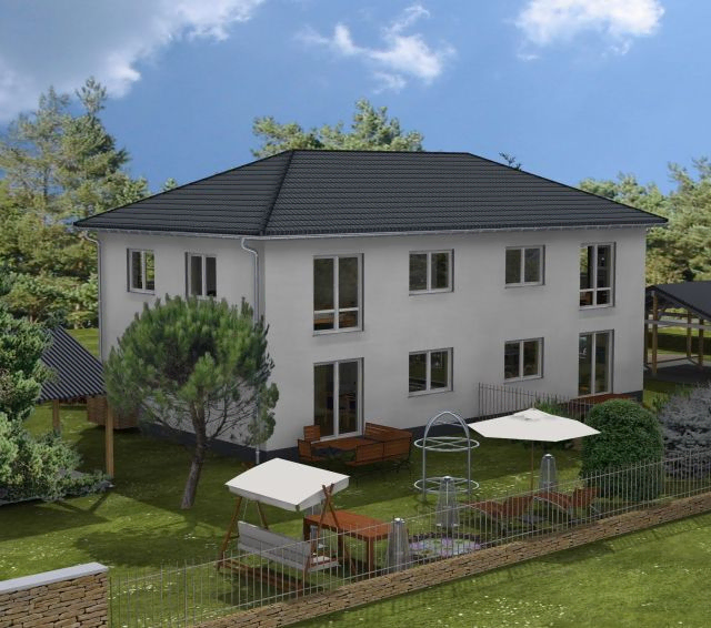 Doppelhaus-Hausbau mit Zahnabau - BAU UND AUSBAU GmbH in Zahna-Elster in der Region Lutherstadt Wittenberg