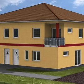 Mehrfamilienhaus-Hausbau mit Zahnabau - BAU UND AUSBAU GmbH in Zahna-Elster in der Region Lutherstadt Wittenberg