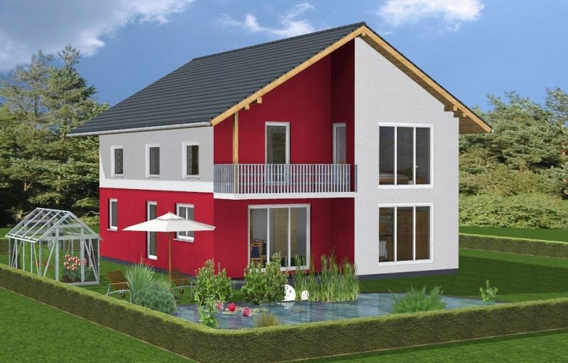 Einfamilienhaus-Hausbau mit Zahnabau - BAU UND AUSBAU GmbH in Zahna-Elster in der Region Lutherstadt Wittenberg